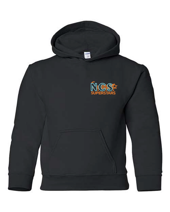 Embroidered Youth Hooded Sweatshirt