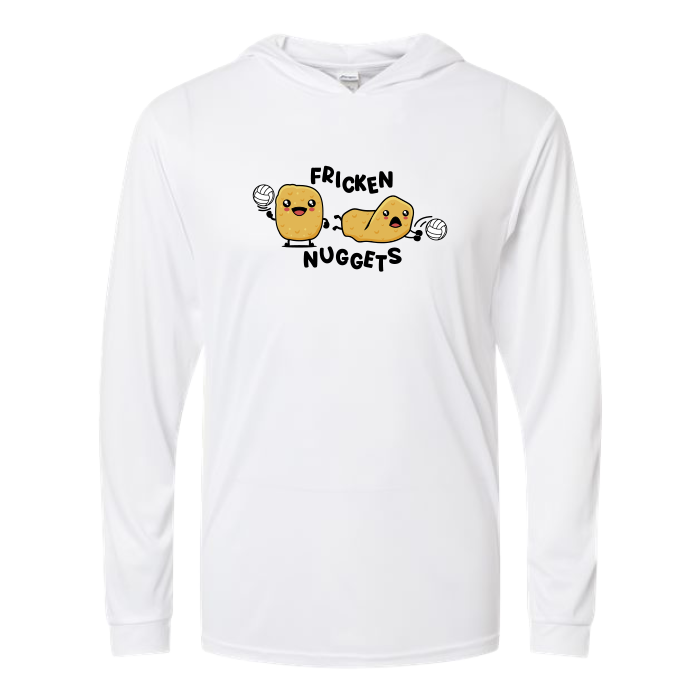 Nuggets Unisex Bahama Performance Hooded Long Sleeve T-Shirt