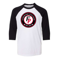 Florham Park Baseball Youth Three-Quarter Sleeve Baseball Tee
