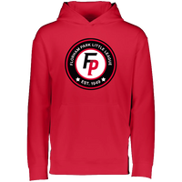 Florham Park Baseball Youth Wicking Fleece Hoodie