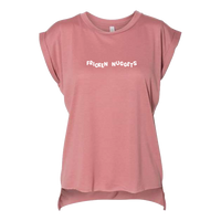 Nuggets Women’s Flowy Rolled Cuffs Muscle Tee