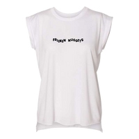 Nuggets Women’s Flowy Rolled Cuffs Muscle Tee