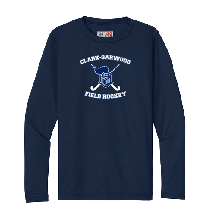 Clark-Garwood Youth Performance Long Sleeve T-Shirt