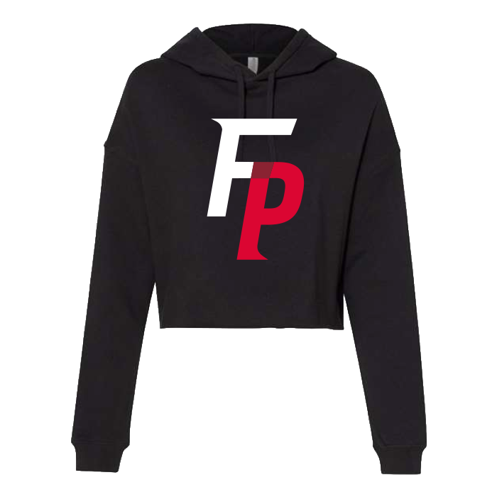 Florham Park Baseball Women’s Lightweight Crop Hooded Sweatshirt