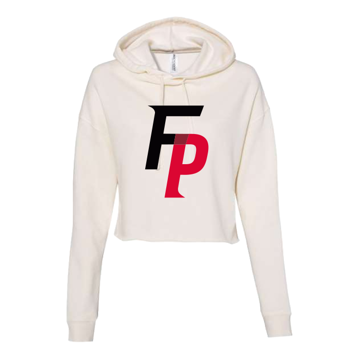 Florham Park Baseball Women’s Lightweight Crop Hooded Sweatshirt