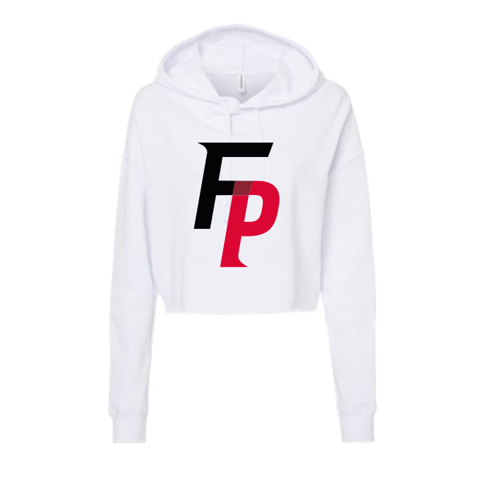 Florham Park Baseball Women’s Lightweight Crop Hooded Sweatshirt