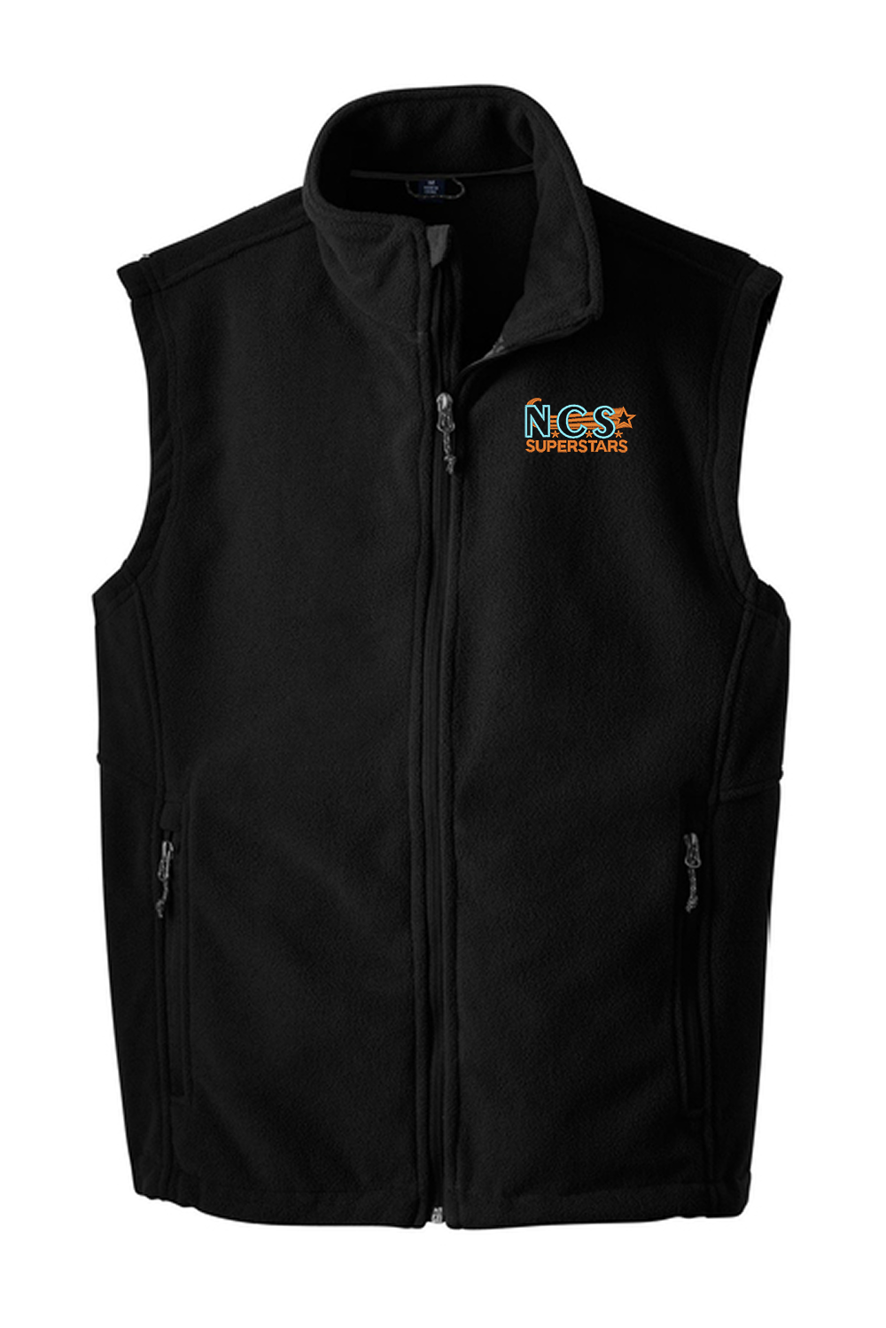 Embroidered Fleece Vest
