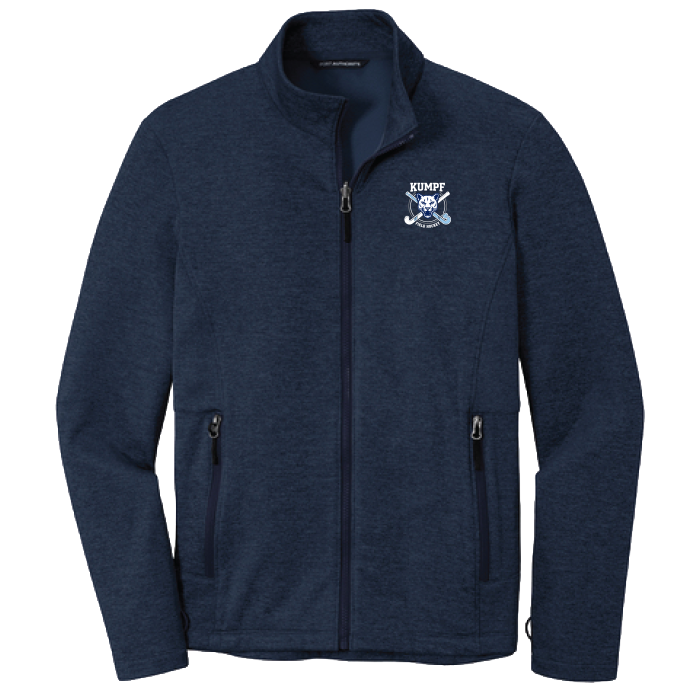 Striated Fleece Full Zip Jacket