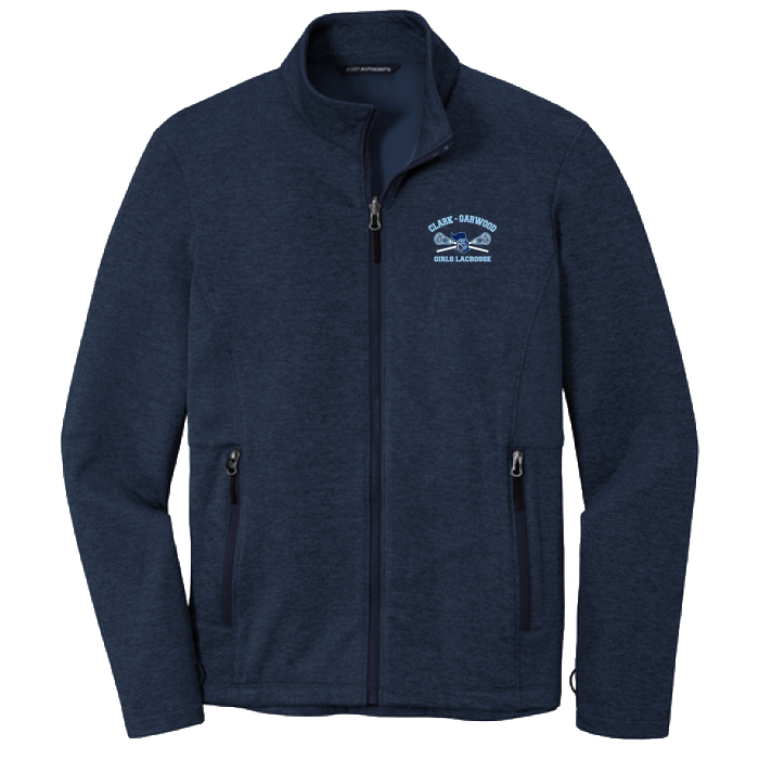 Striated Fleece Full Zip Jacket