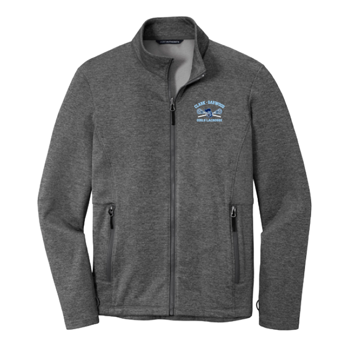 Striated Fleece Full Zip Jacket