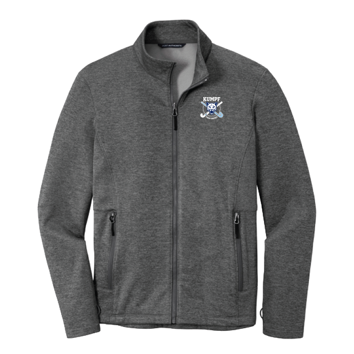 Striated Fleece Full Zip Jacket