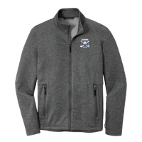 Striated Fleece Full Zip Jacket