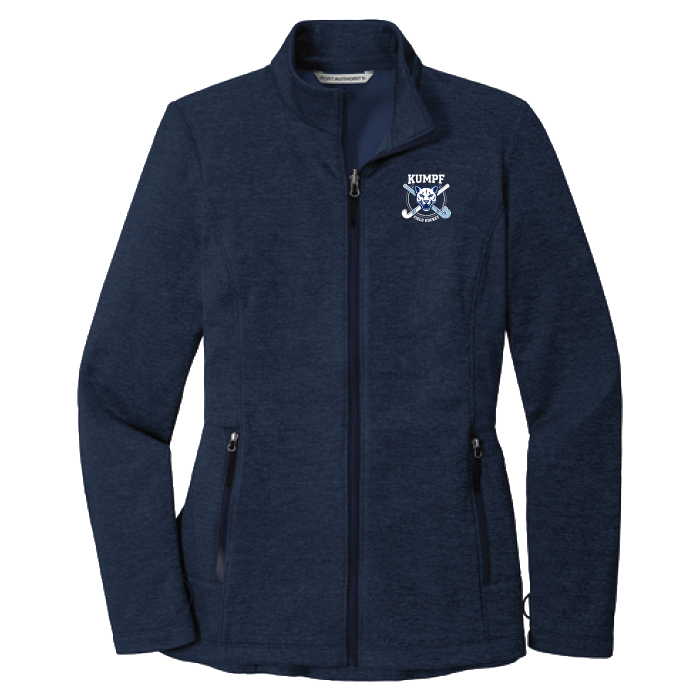 Women's Striated Fleece Full Zip Jacket