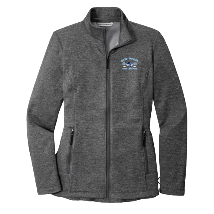 Women's Striated Fleece Full Zip Jacket