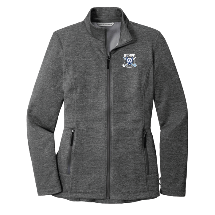 Women's Striated Fleece Full Zip Jacket
