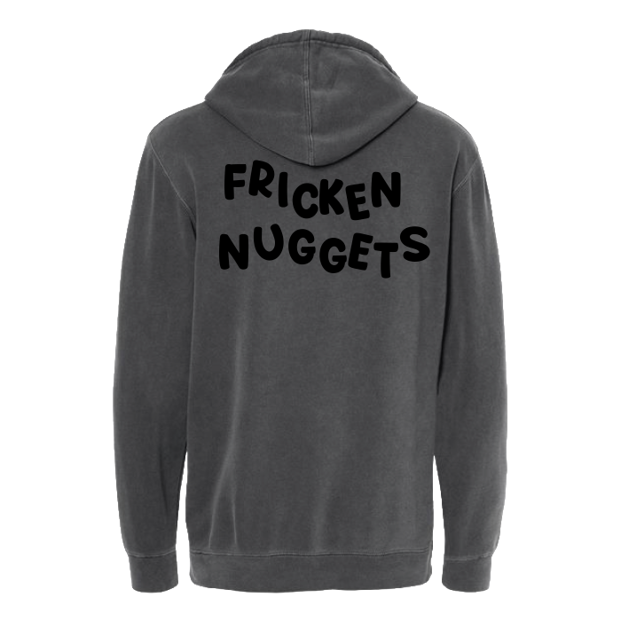 Nuggets Unisex Midweight Pigment-Dyed Hooded Sweatshirt
