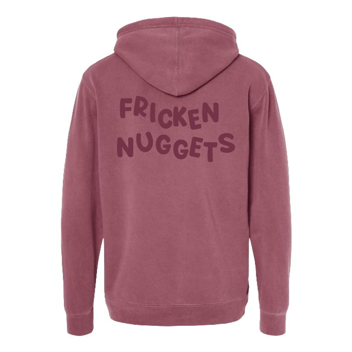 Nuggets Unisex Midweight Pigment-Dyed Hooded Sweatshirt