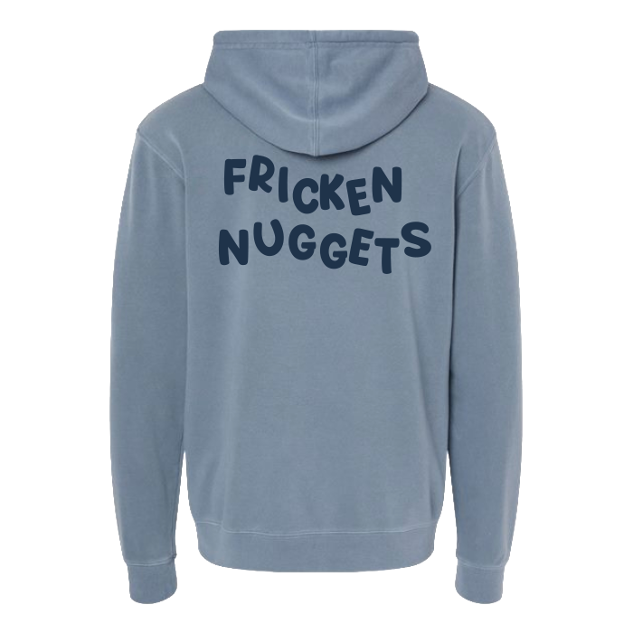 Nuggets Unisex Midweight Pigment-Dyed Hooded Sweatshirt