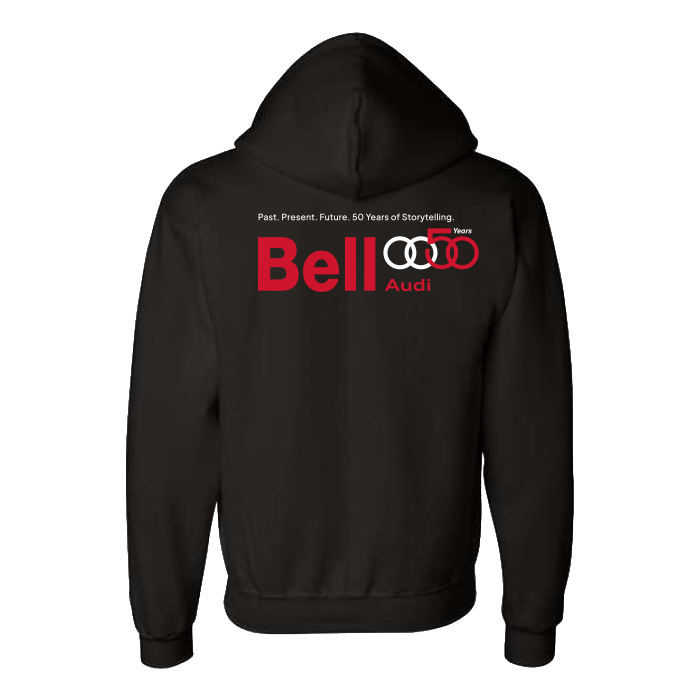 Bell Audi 50th Anniversary Unisex Powerblend Full-Zip Hooded Sweatshirt