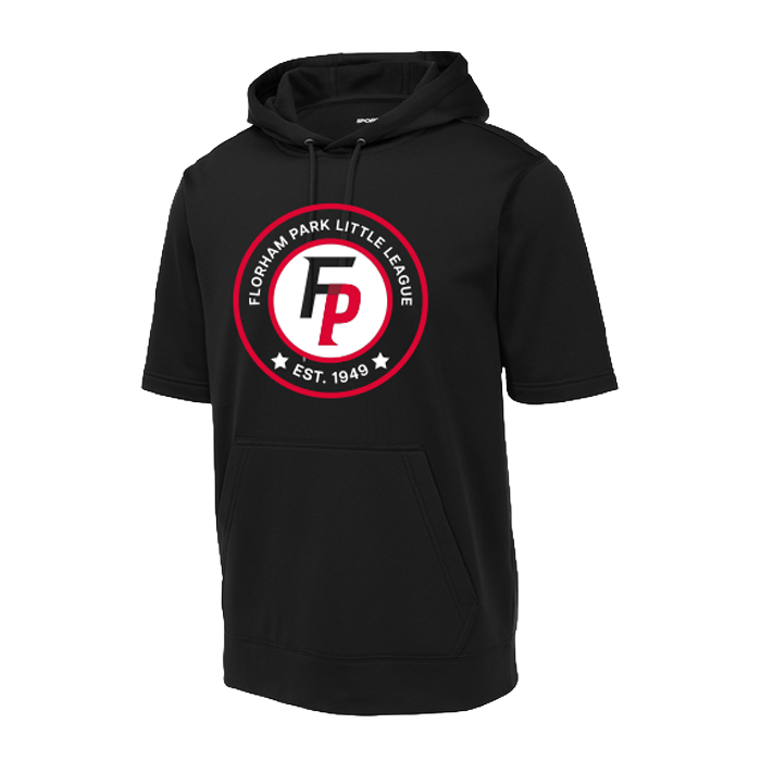 Short Sleeve Tech Fleece Hooded Sweatshirt