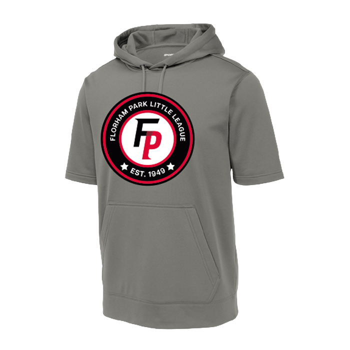 Short Sleeve Tech Fleece Hooded Sweatshirt
