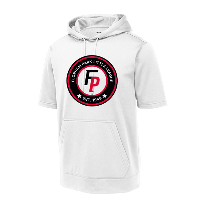 Short Sleeve Tech Fleece Hooded Sweatshirt