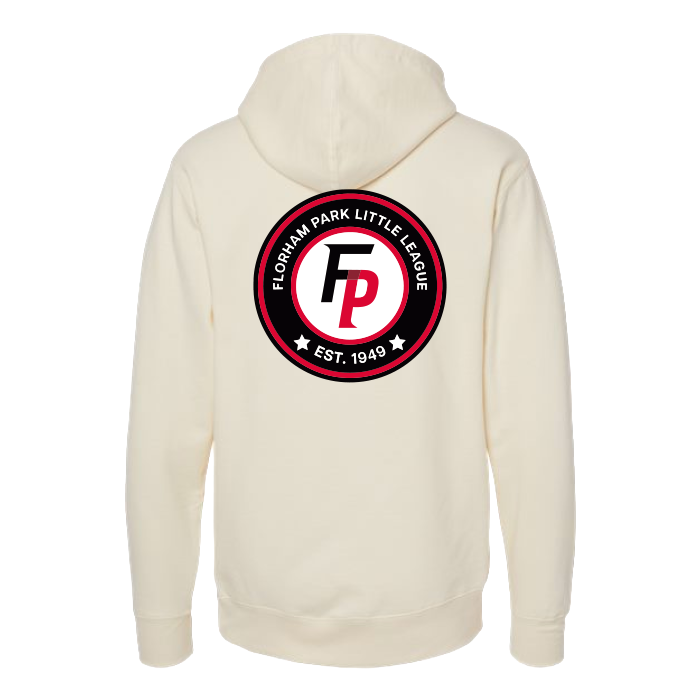 Florham Park Baseball FP Left Chest Unisex Midweight Hooded Sweatshirt