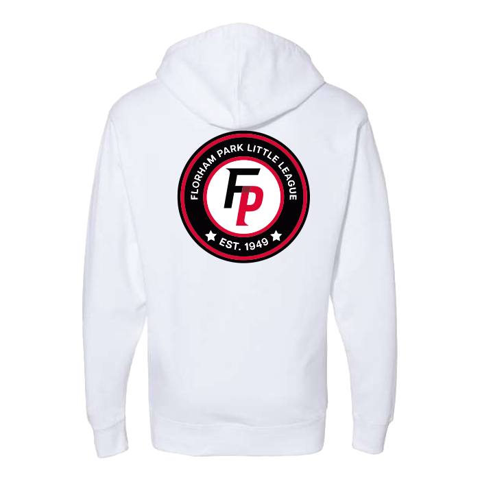 Florham Park Baseball FP Left Chest Unisex Midweight Hooded Sweatshirt
